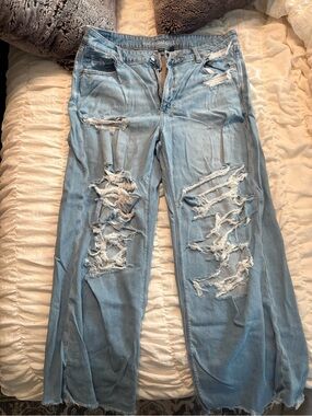 American Eagle Outfitters Size 18 Light Blue Denim Jeans